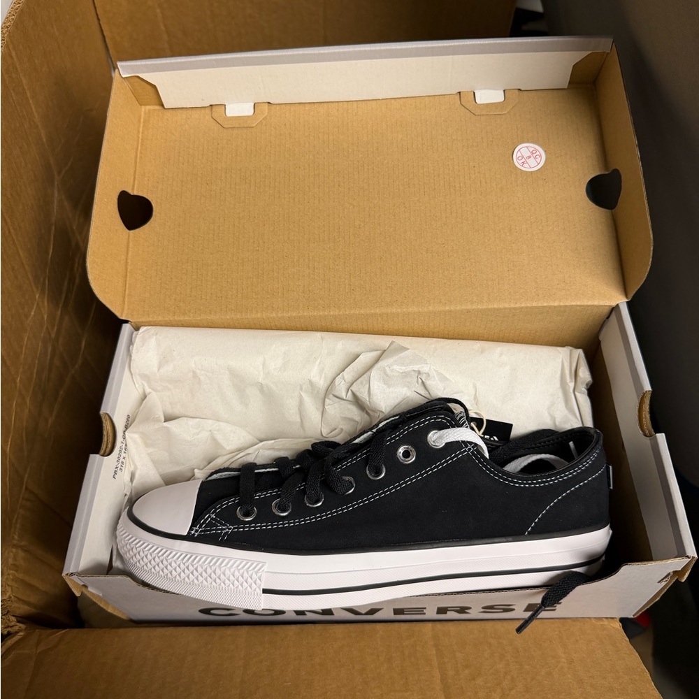 Converse Cons Suede Black/White Skateboarding shoes